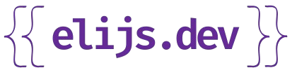 Logo elijs.dev